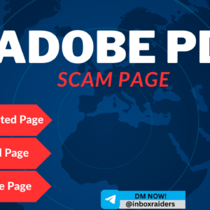ADOBE PDF SCAM PAGE