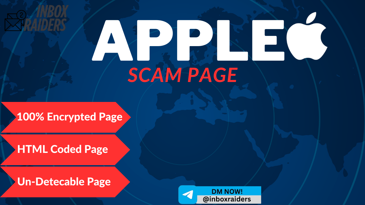 APPLE ID SCAM PAGE