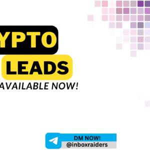 Buy Verified Crypto Leads | Active Cryptocurrency Investors & Traders